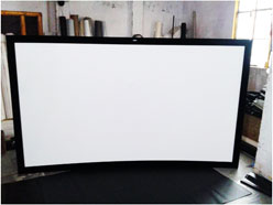 Curved Fixed Frame Screen