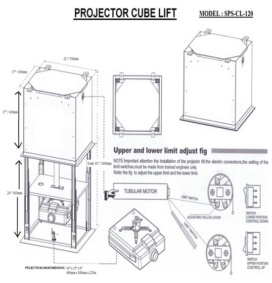 Projector Cube Lift